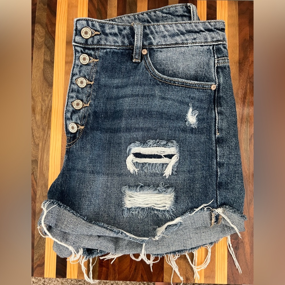 Women’s Dark Denim Shorts - Size 13